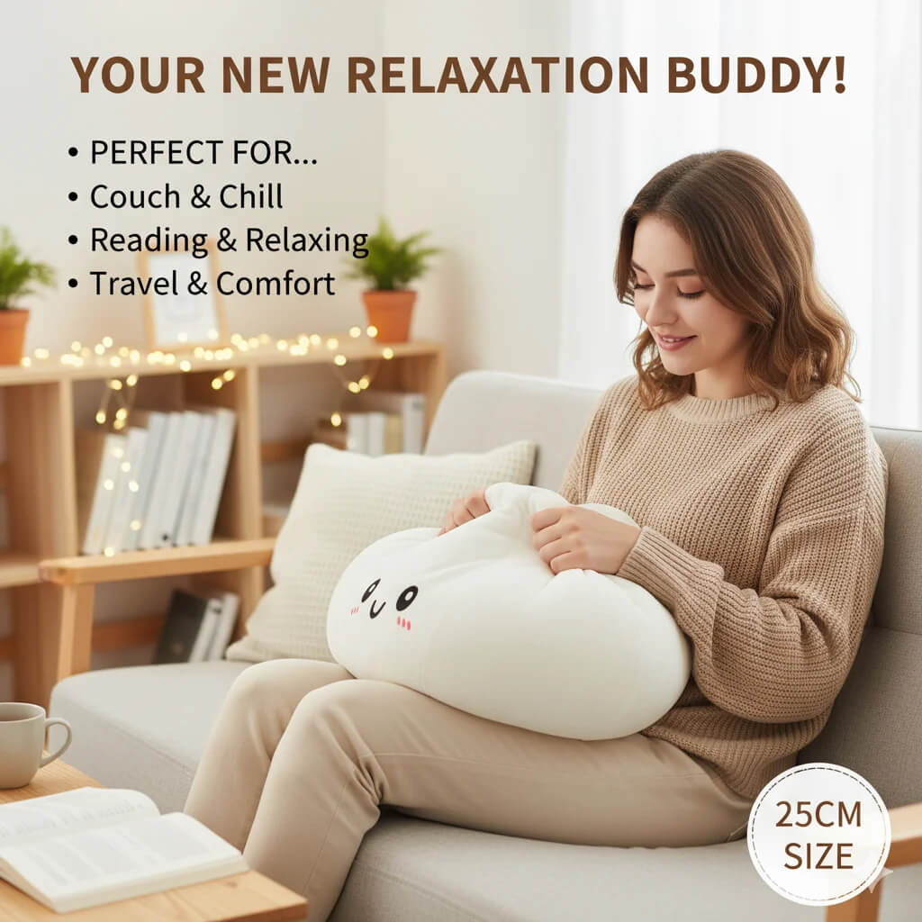 PLUSHY'Z® PuffCloud Squishy – Stress-Relief Toy