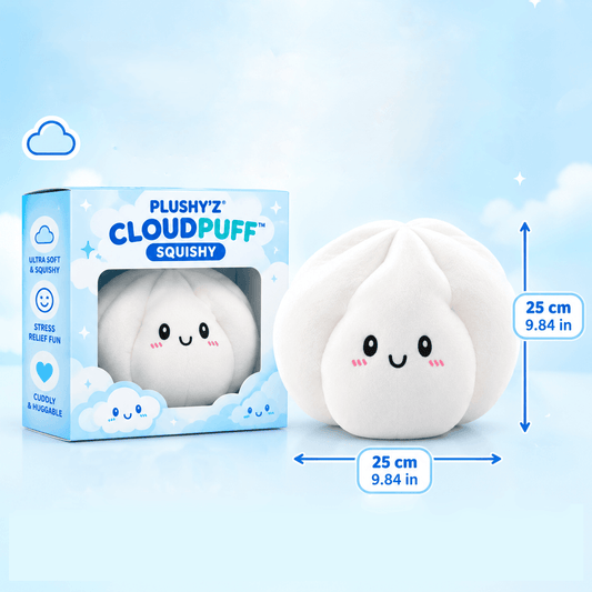 PLUSHY'Z® PuffCloud Squishy – Stress-Relief Toy