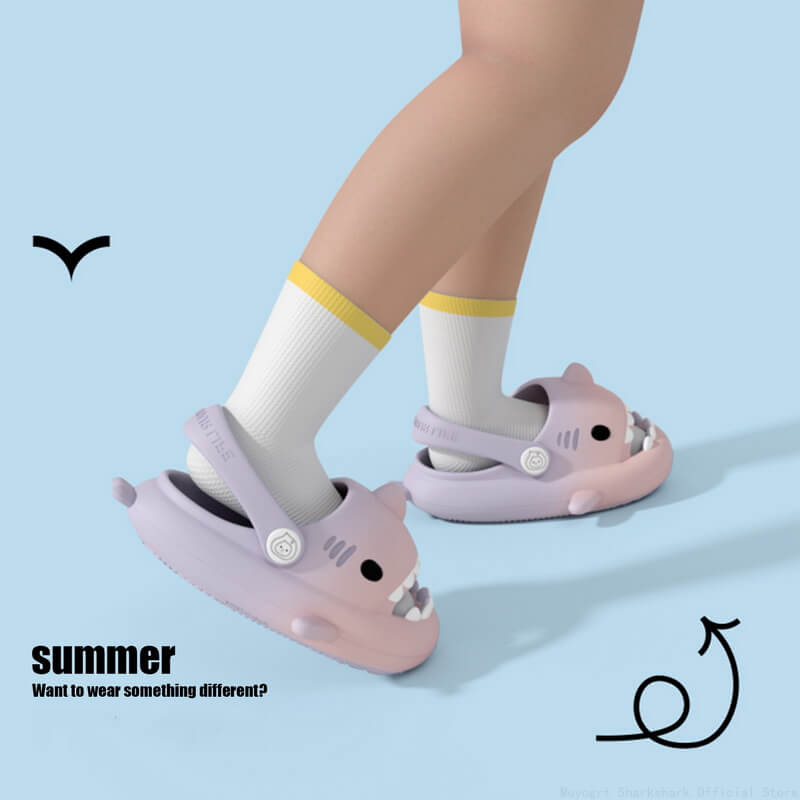 SHARKY'Z™️ BICOLOR - Shark Clogs for Kids
