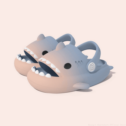 SHARKY'Z™️ BICOLOR - Kids Shark Clogs - PLUSHY'Z®️