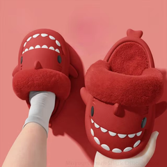 SHARKY'Z™️ SCUFFETTE - Winter Fluffy Shark Slippers