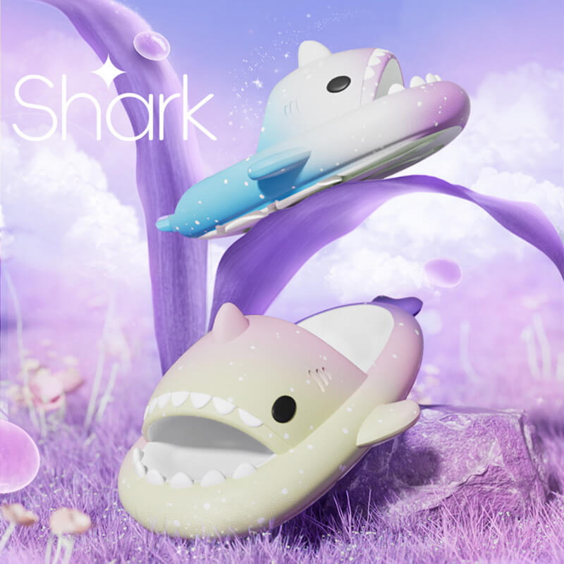 Les claquettes originales SHARKY’Z™️ PASTEL - Taro crémeux