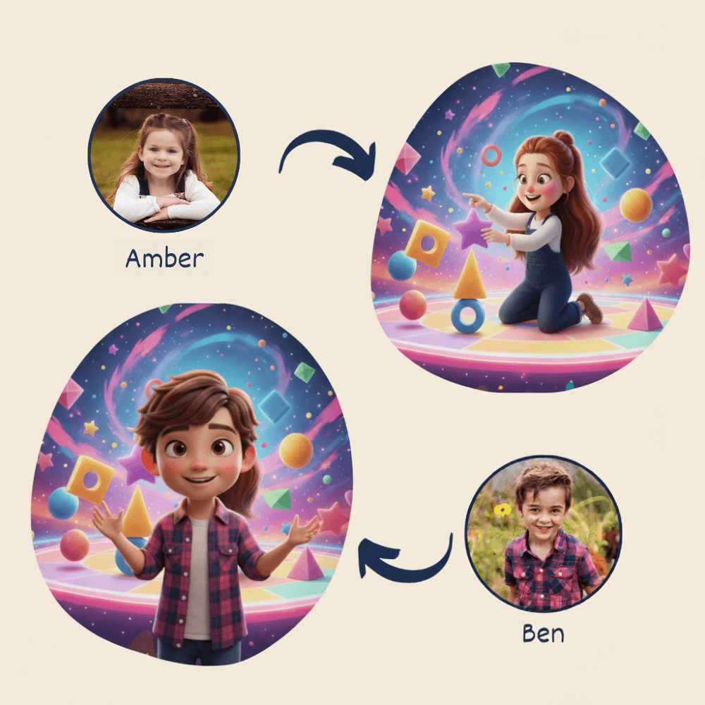 Explore Shapes & Colors — Personalized Storybook