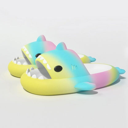 The Original SHARKY'Z™️ Slides - RAINBOW 1 - PLUSHY'Z®️