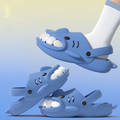 SHARKY'Z™️ SONRIENTE - Zuecos de tiburón para niños