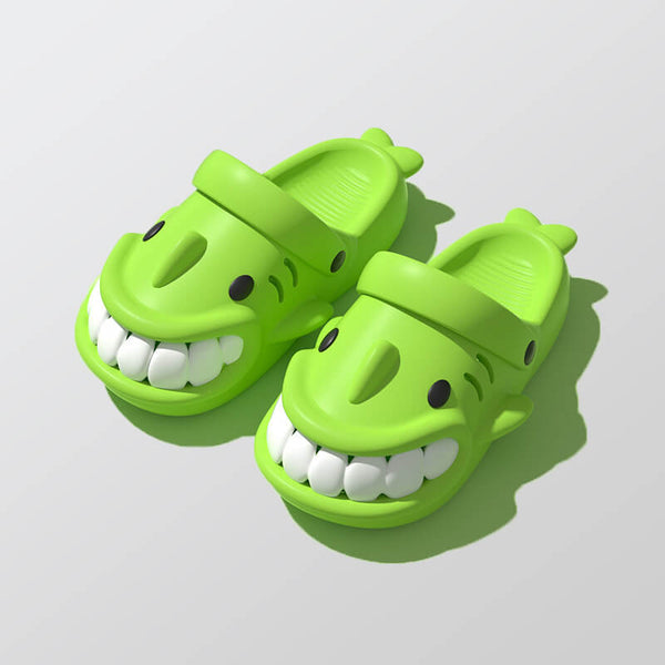 SHARKY'Z™️ SONRIENTE - Zuecos de tiburón para niños