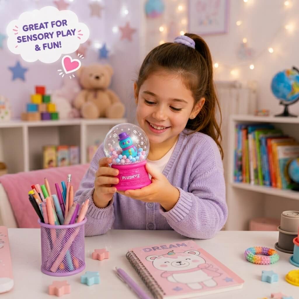 Snowy Globe Squishy Stress-Relief Toy
