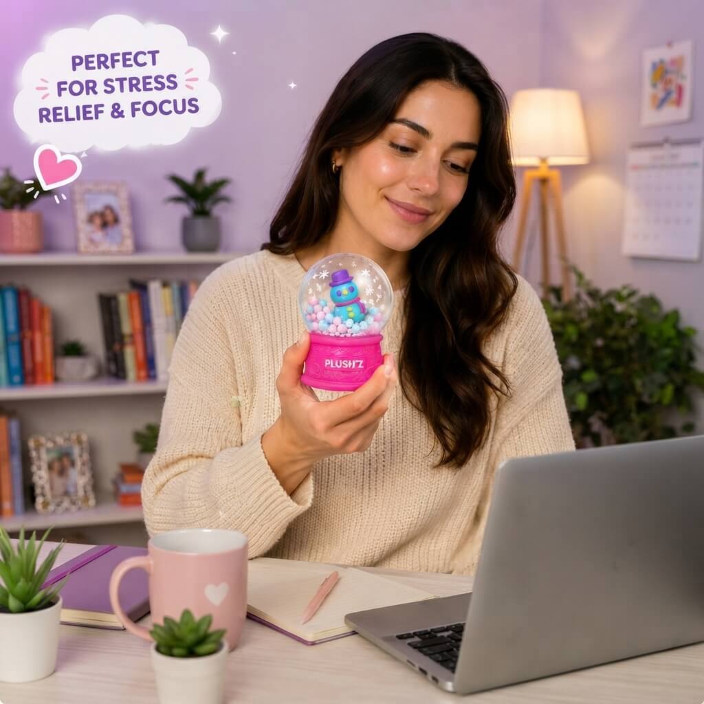 Snowy Globe Squishy Stress-Relief Toy