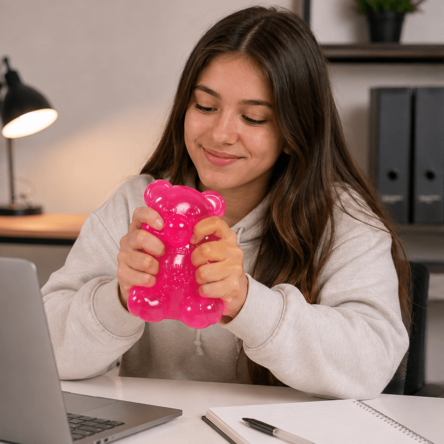 PLUSHY'Z® Squishy Bear – Sensory Stress-Relief Toy