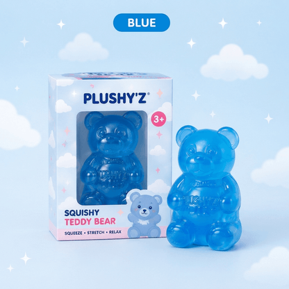 PLUSHY'Z® Squishy Bear – Sensory Stress-Relief Toy