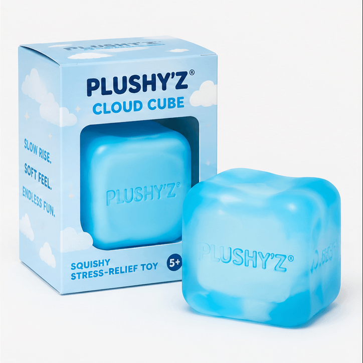 PLUSHY'Z® Cloud Cube – Squishy Stress-Relief Toy