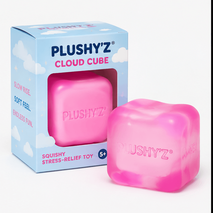 PLUSHY'Z® Cloud Cube – Squishy Stress-Relief Toy