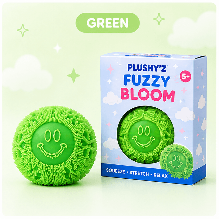 PLUSHY'Z® Fuzzy Bloom – Squishy Stress-Relief Toy