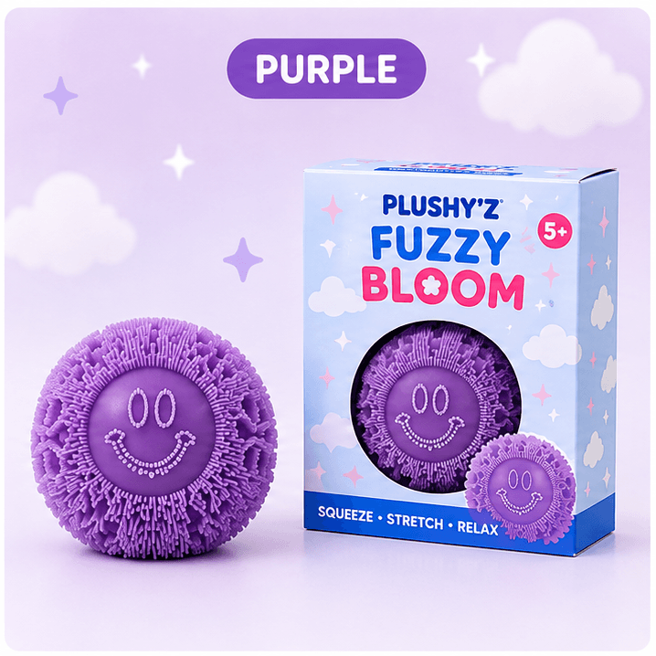 PLUSHY'Z® Fuzzy Bloom – Squishy Stress-Relief Toy