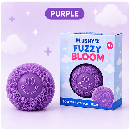 PLUSHY'Z® Fuzzy Bloom – Squishy Stress-Relief Toy