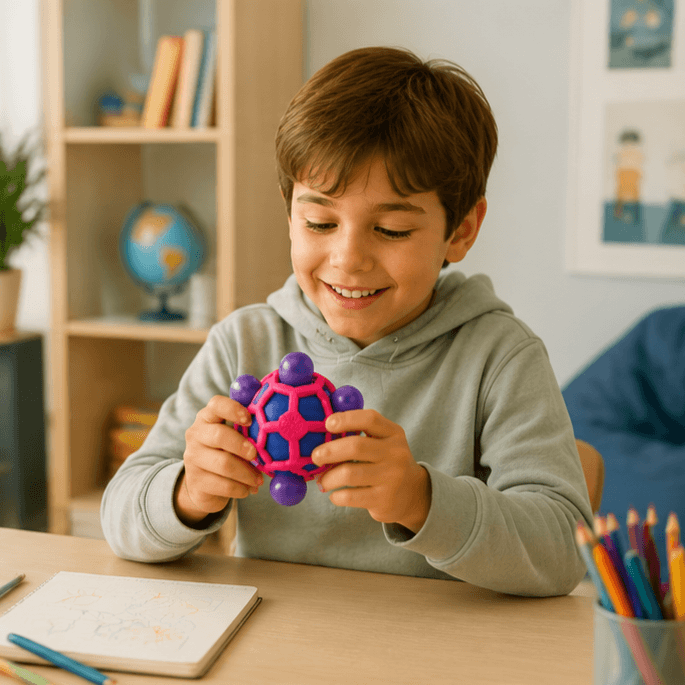 PLUSHY'Z® Bubble Orbit – Sensory Stress-Relief Toy