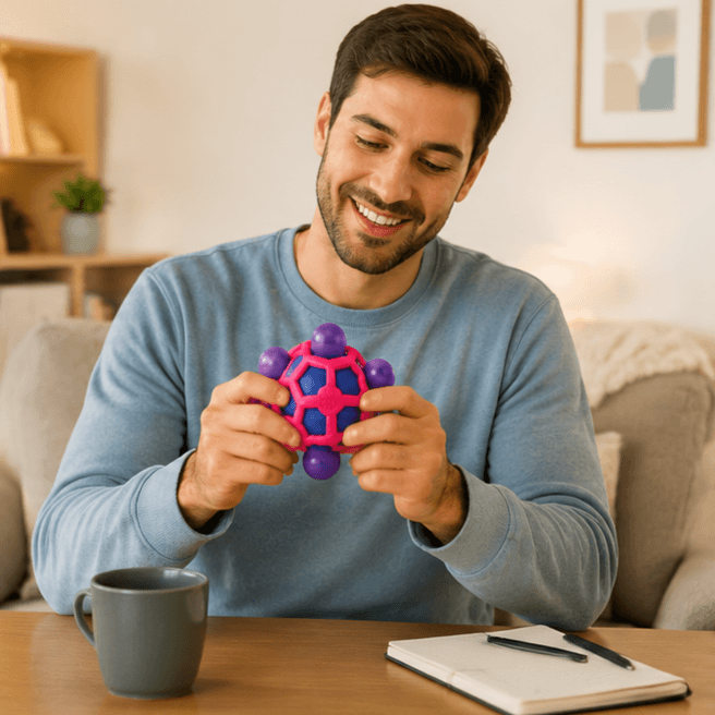 PLUSHY'Z® Bubble Orbit – Sensory Stress-Relief Toy