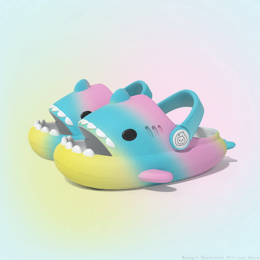 SHARKY'Z™️ RAINBOW - Shark Clogs for Kids