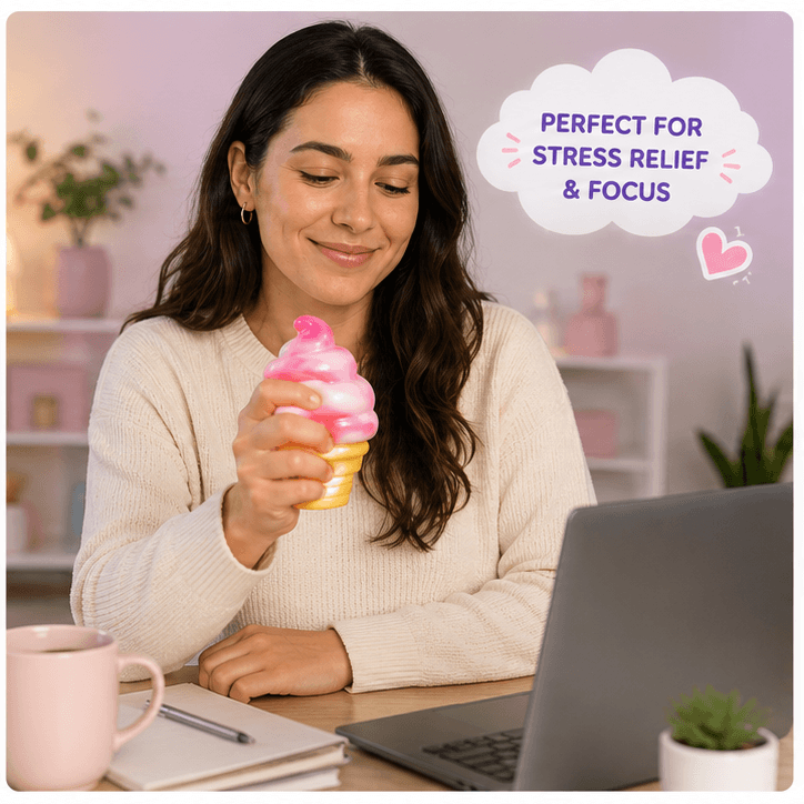 Swirly Squishy Cone™  – Stress-Relief Toy