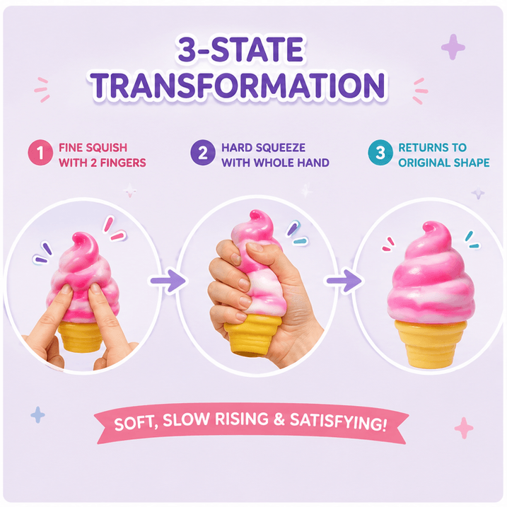 Swirly Squishy Cone™  – Stress-Relief Toy