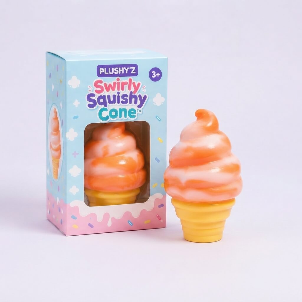 Swirly Squishy Cone™  – Stress-Relief Toy