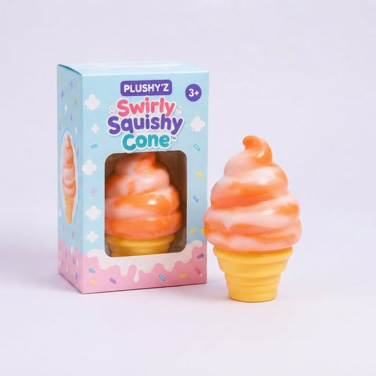 Swirly Squishy Cone™ – Slow Rising Ice Cream Stress Relief Toy