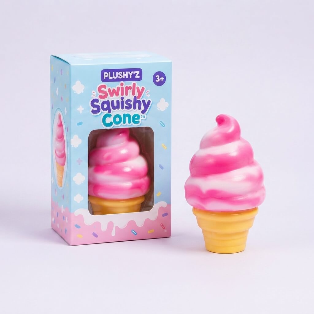Swirly Squishy Cone™  – Stress-Relief Toy