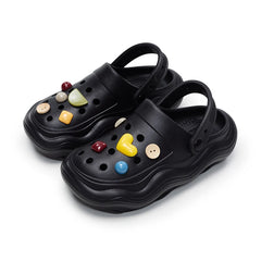 WAVORA™ Unisex Clogs & Charms - Black Bundle