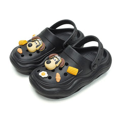 WAVORA™ Unisex Clogs & Charms - Schwarzes Bundle