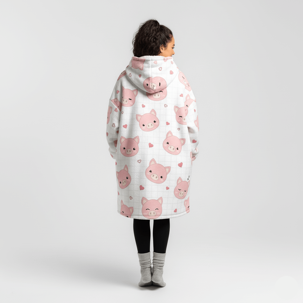 Piggy Cozy Blanket Hoodie™