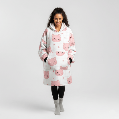 Piggy Cozy Blanket Hoodie™