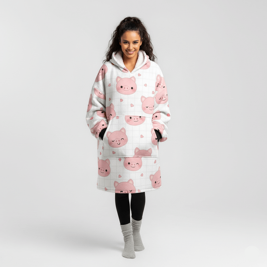 Piggy Cozy Blanket Hoodie™