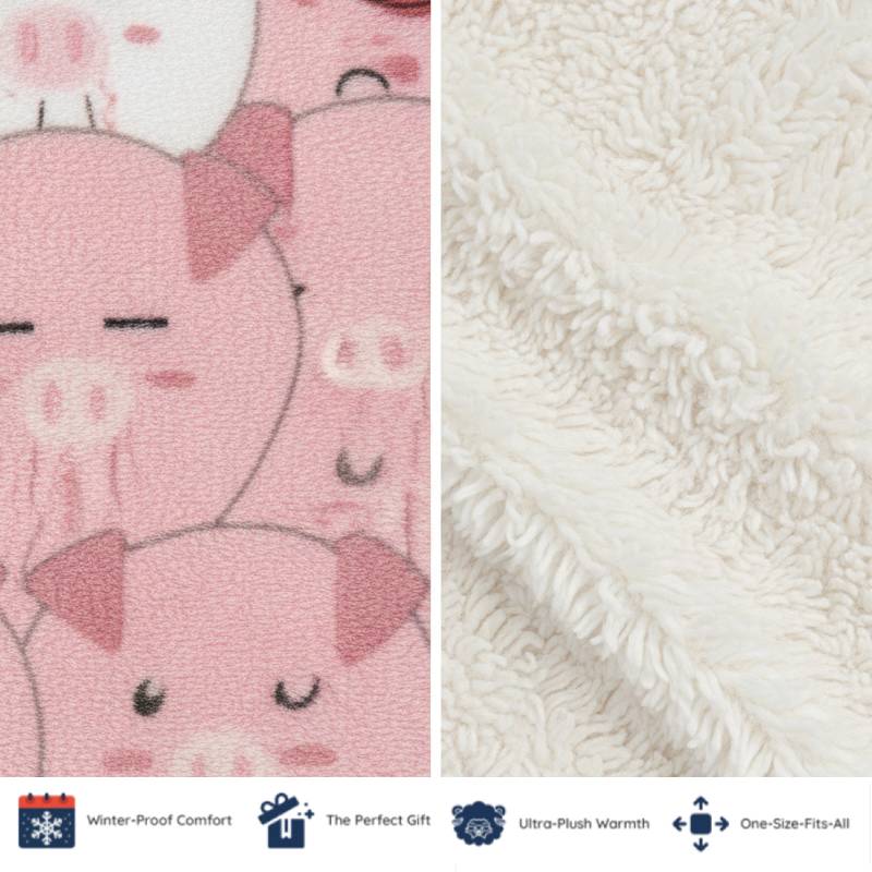 Piggy Cozy Blanket Hoodie™