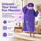Big-Mouth Monster Plush Wearable Blanket