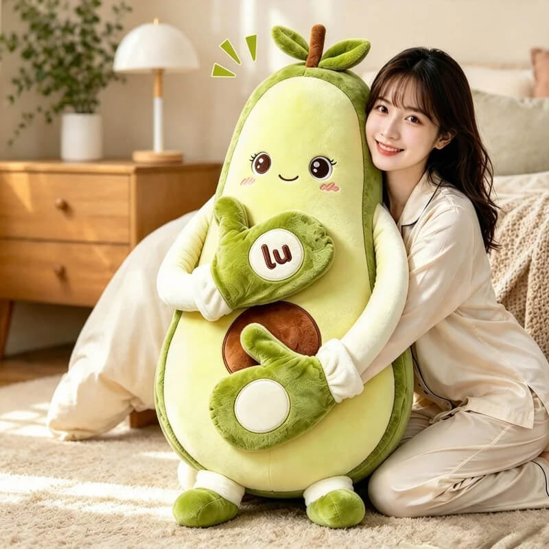 Coussin en peluche à tapoter PatPals™ en forme de point d'interrogation