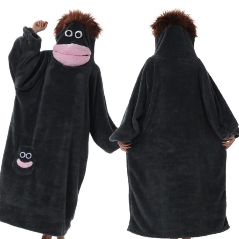 Big-Mouth Monster Plush Wearable Blanket