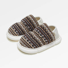 BOMFEEL™️ AZTEC | High-Top Winter Knitted Slippers - Plushyz