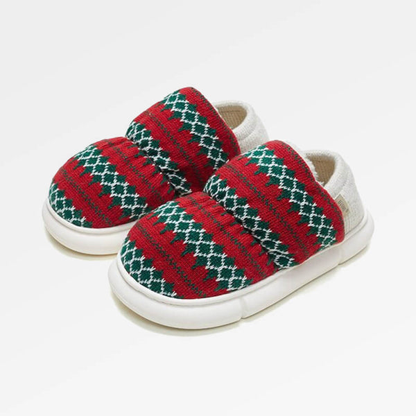 BOMFEEL™️ AZTEC | High-Top Winter Knitted Slippers