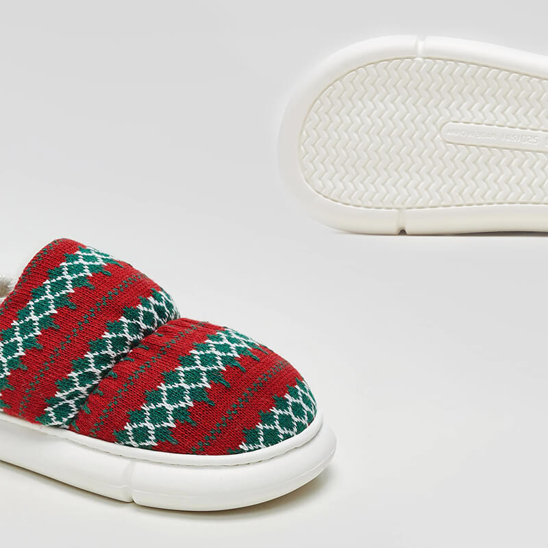 BOMFEEL™️ AZTEC | High-Top Winter Knitted Slippers - Plushyz