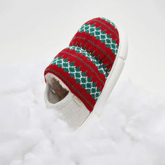 BOMFEEL™️ AZTEC | High-Top Winter Knitted Slippers - Plushyz