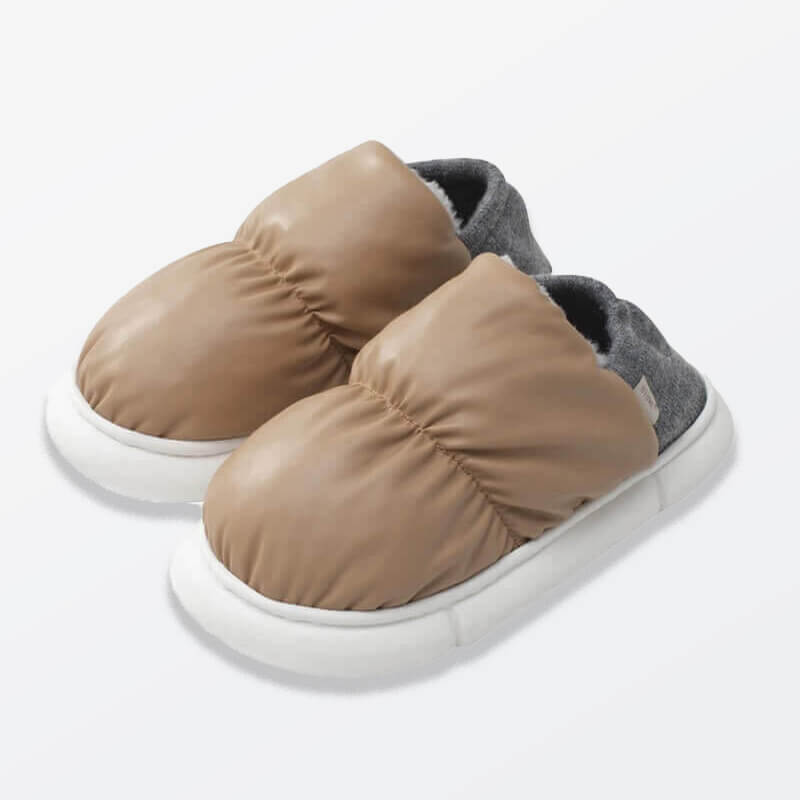 BOMFEEL™️ - Adults High-Top Puffer Slippers - Plushyz