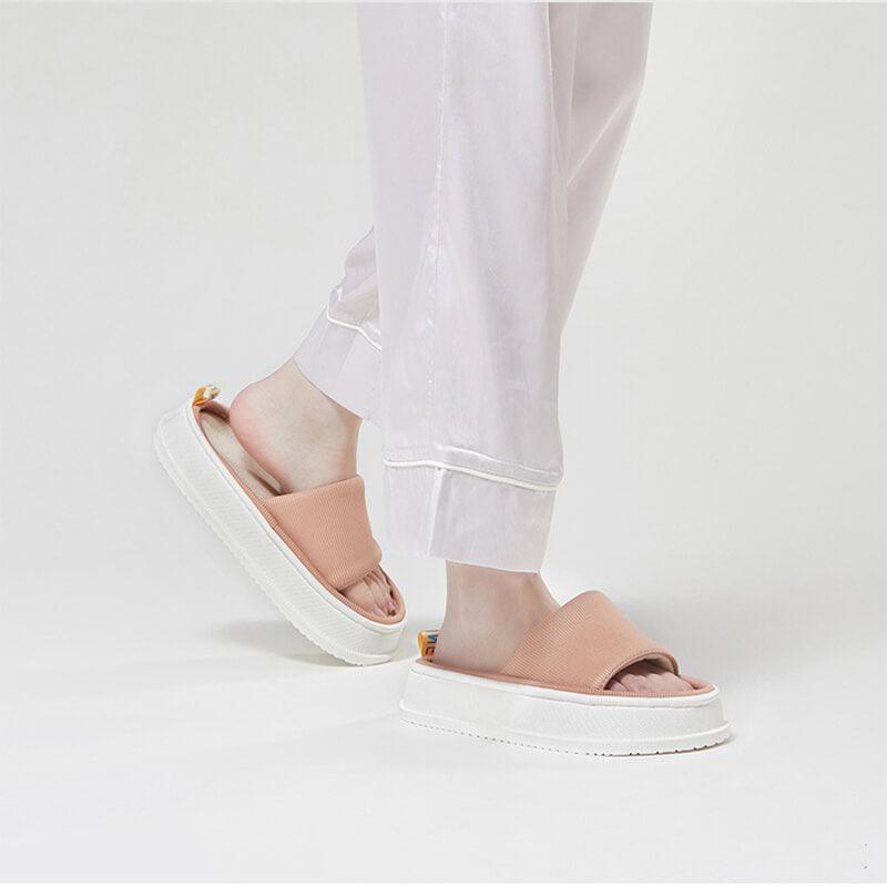 COARSLIP™️ Unisex Thick-Sole Linen Slides - Plushyz