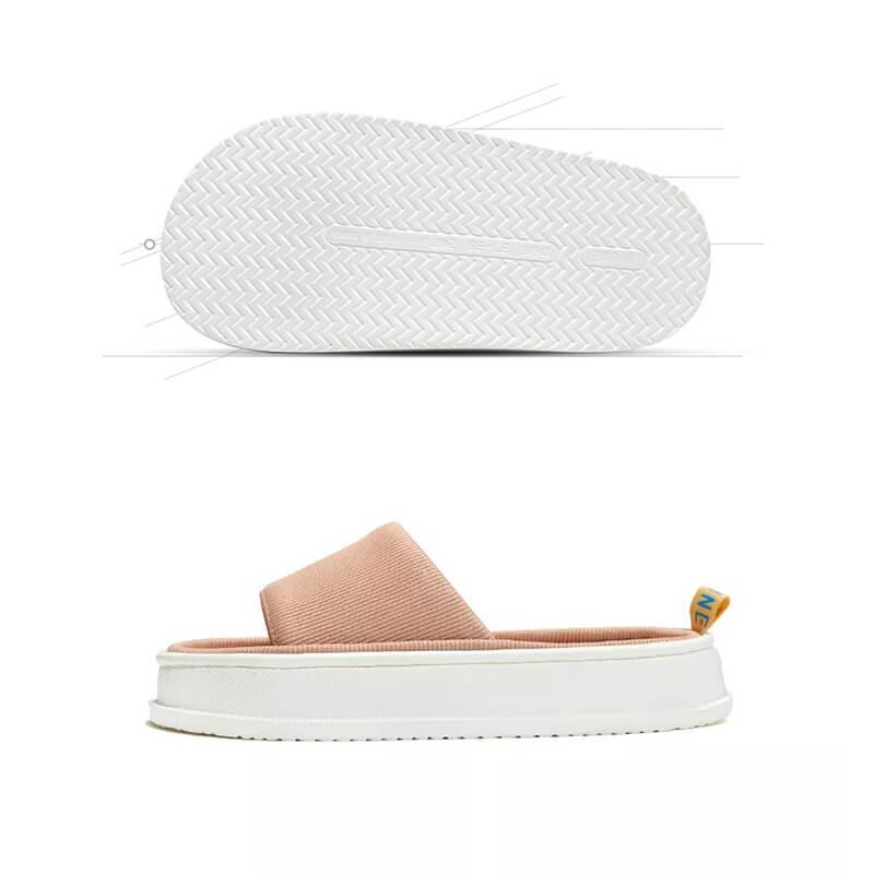 COARSLIP™️ Unisex Thick-Sole Linen Slides - Plushyz