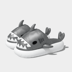 SHARKY'Z™️ PUFFER - Platform Winter Shark Slippers - Plushyz