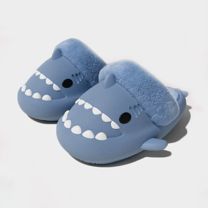 SHARKY'Z™️ SCUFFETTE - Winter Furry Shark Slippers - Plushyz