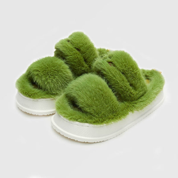 FLOURIA™️ - Fluffy fur Slides