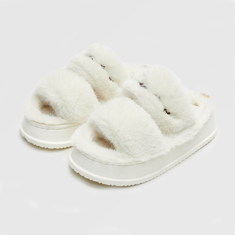 FLOURIA™️ - Fluffy fur Slides - Plushyz