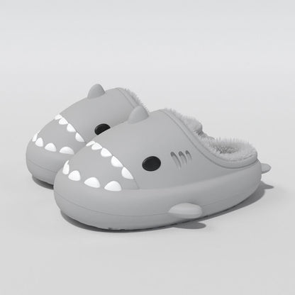 SHARKY'Z™️ - Adults Winter Fuzzy Shark Slippers - PLUSHY'Z®️