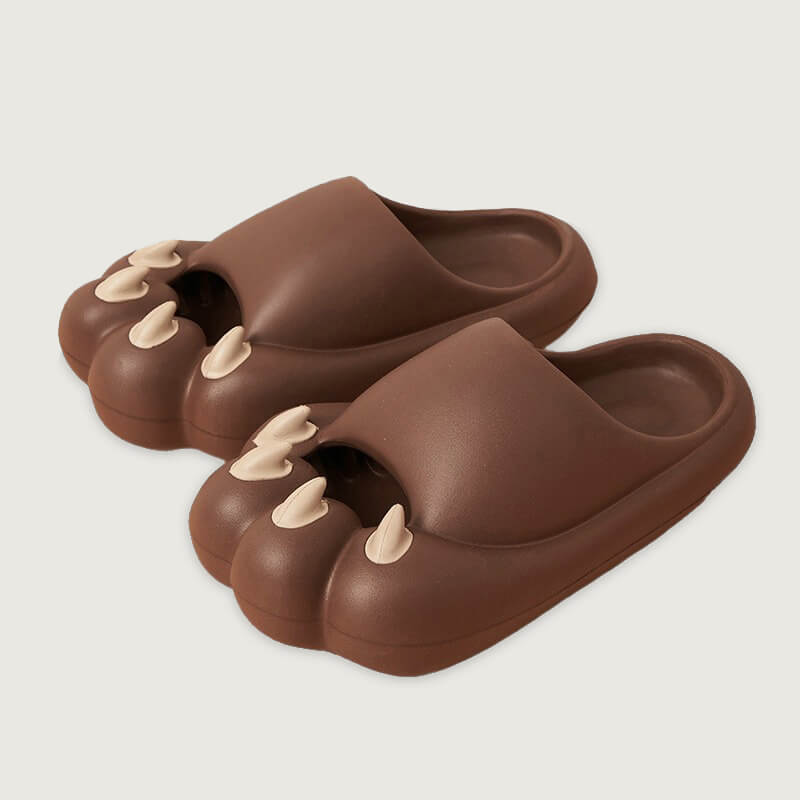 Funny Claws Shaped Slippers | Paw Summer Slides – Plushyz