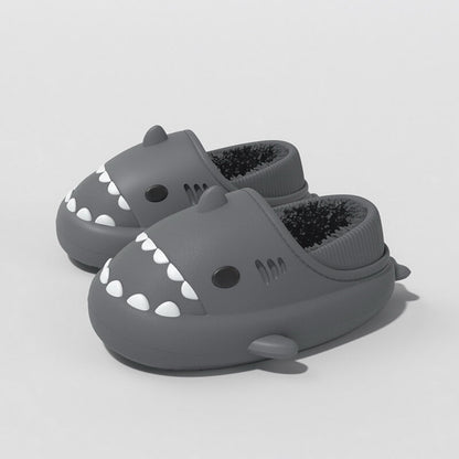 SHARKY'Z™️ - Kids High-Top Shark Slippers - Plushyz